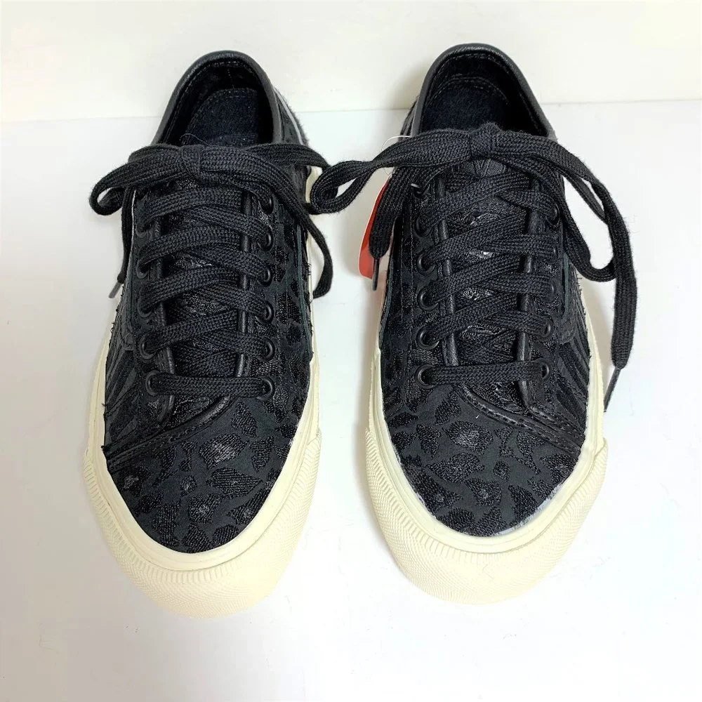 Vans x Billy’s Bess Ni Sneakers Limited Edition Leather Black Animal Size 6 NEW